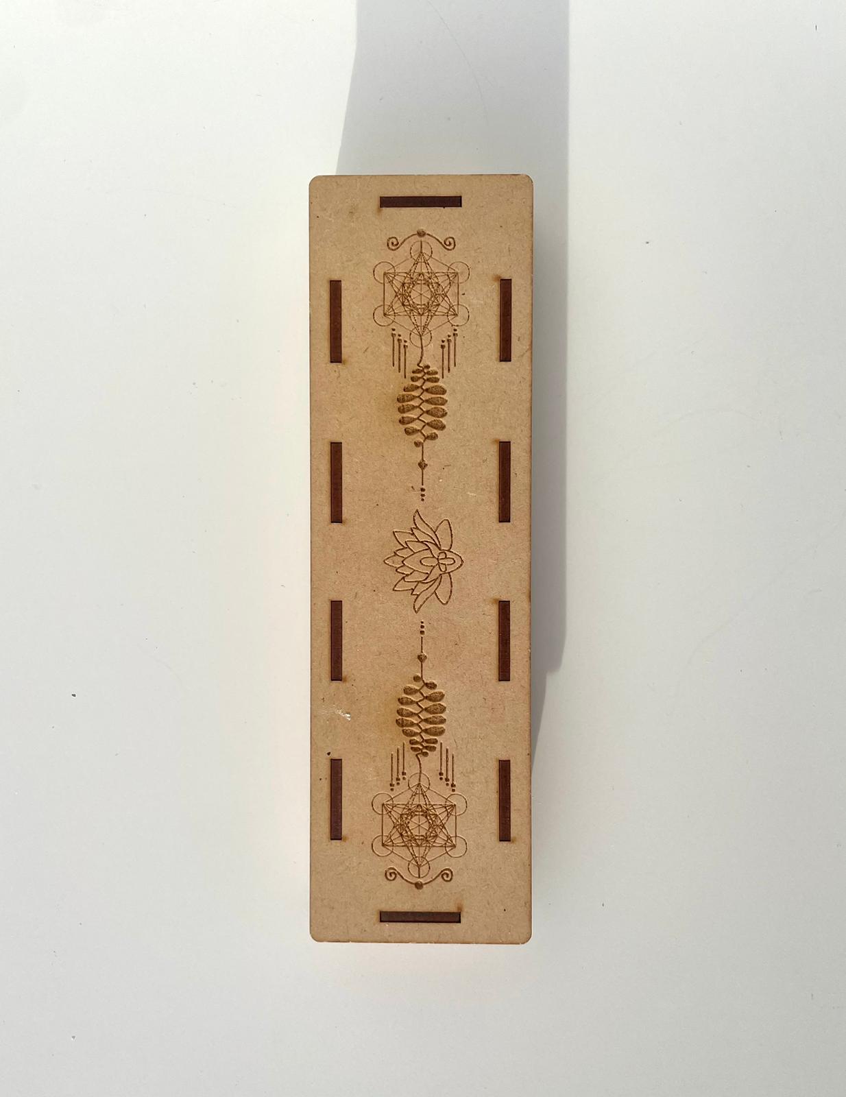 🤍PLACA DE SELENITA GEOMETRIA SAGRADA 🤍