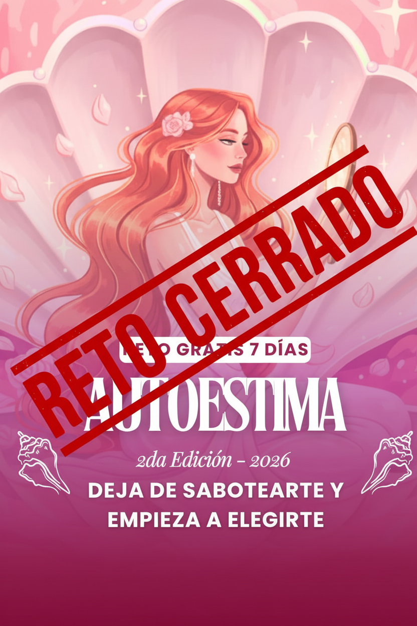 Flyer Autoestima - Reto Cerrado