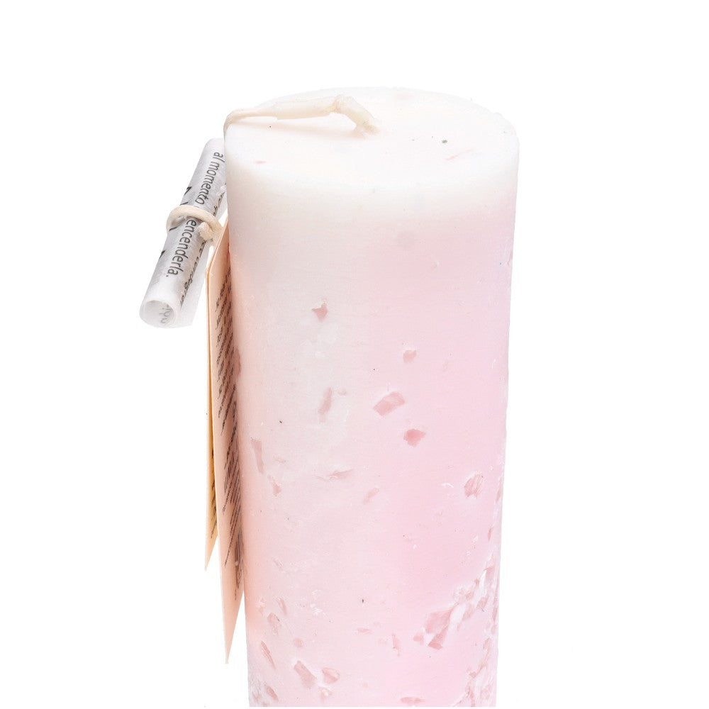 VELA RITUALIZADA DE SOJA CUARZO ROSA - AUTOESTIMA Y AMOR PROPIO