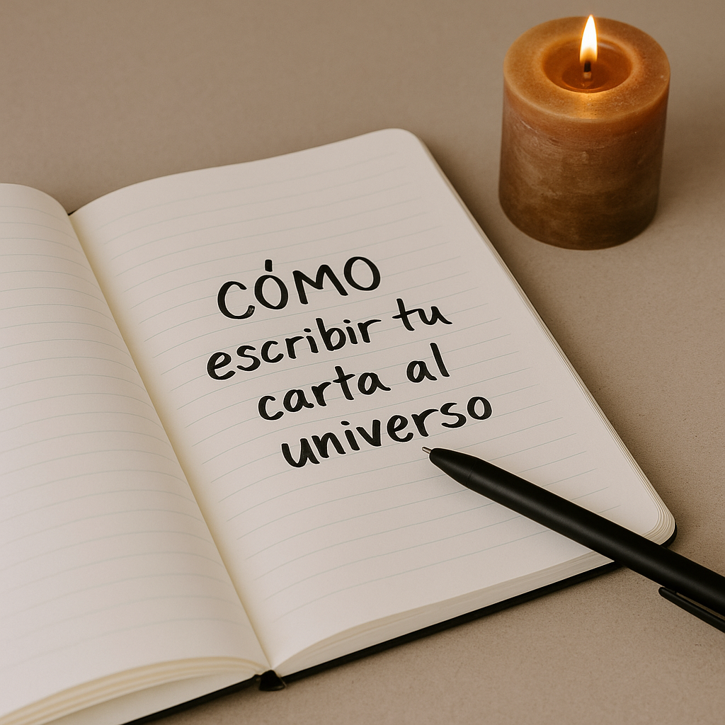 Cómo escribir tu carta al universo y recibir señales claras