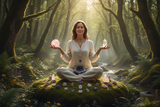 Cristaloterapia para alcanzar la paz interior: guía espiritual de equilibrio y serenidad