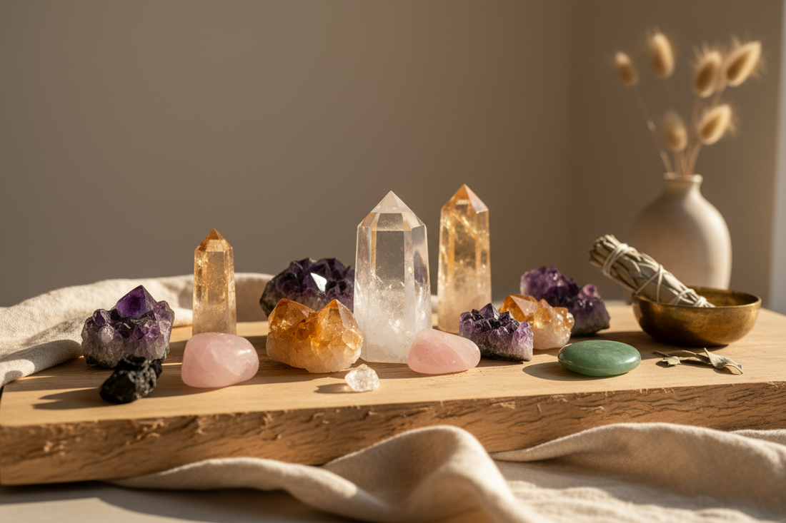 Guía de cristales para manifestar: cómo usar cuarzos energéticos para atraer tus deseos