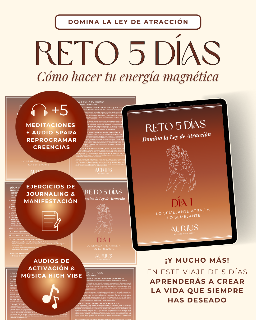 ✨ RETO | Domina la Ley de la Atracción en 5 días 🔮