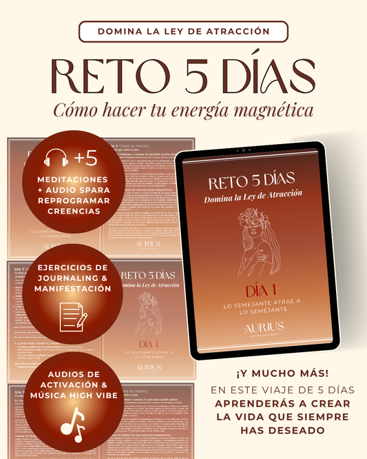 ✨ RETO | Domina la Ley de la Atracción en 5 días 🔮