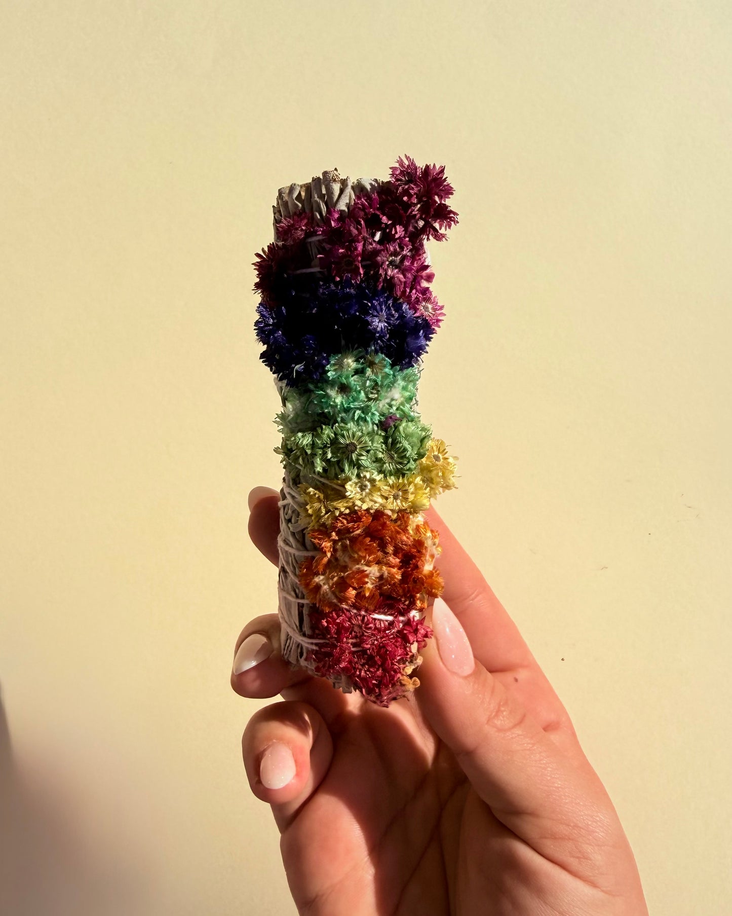 ATADO DE SALVIA BLANCA Y VERBASCO (7 Chakras) - Sahumerio de Equilibrio Energético