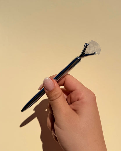 BOLÍGRAFO CUARZO CRISTAL JOURNALING | Claridad y Amplificación