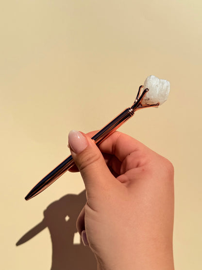 BOLÍGRAFO SELENITA JOURNALING | Soltar ciclos