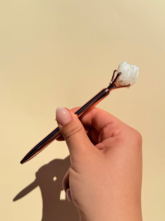 BOLÍGRAFO SELENITA JOURNALING | Soltar ciclos