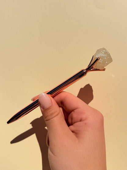 BOLÍGRAFO CITRINO JOURNALING | Manifestación y Abundancia