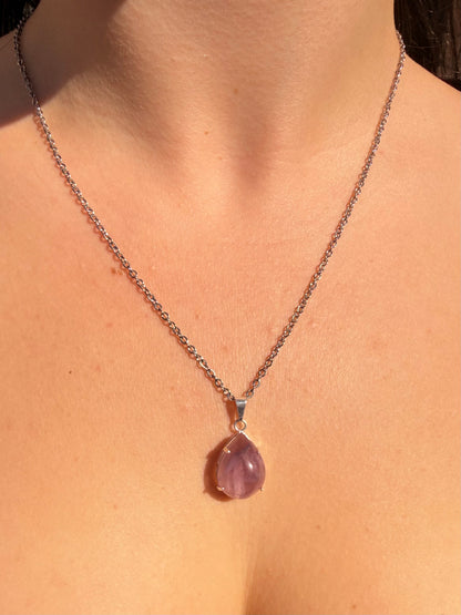 COLGANTE AMATISTA - LIMPIEZA ENERGÉTICA Y PURIFICACIÓN