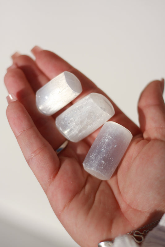 🩶 RODADO🩶 (SELENITA) LIMPIEZA ENERGÉTICA