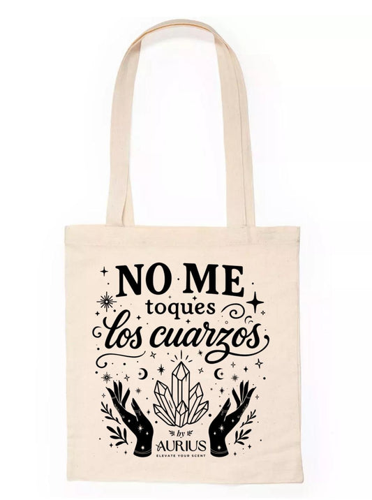 👜 TOTE BAG | "NO ME TOQUES LOS CUARZOS"