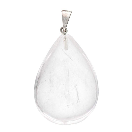 COLGANTE CUARZO BLANCO - MEDITACIÓN Y CLARIDAD MENTAL