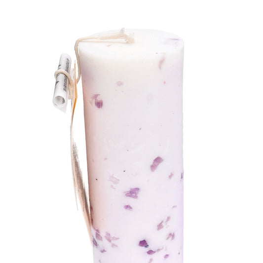 VELA RITUALIZADA CON AMATISTA - PURIFICACIÓN Y CONEXIÓN ESPIRITUAL